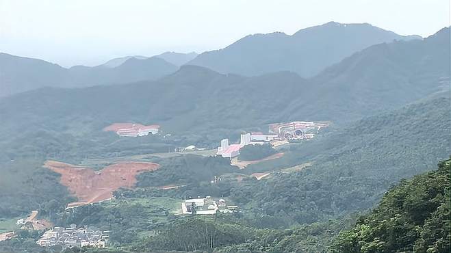 深山老林里的广湛高铁正在施工中（阳春市双树村，阳东黄榄根村）