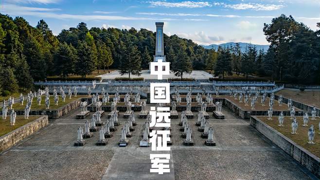 永不忘记松山的守护者：13个方阵，402座组成的中国远征军雕塑群