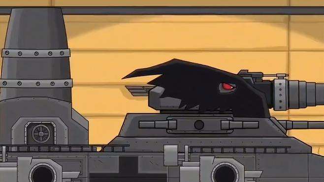坦克世界动画：戴上黑面具的巨鼠！