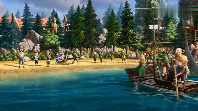 小公主苏菲亚：夏令营比赛中苏菲亚她们的船搁浅了，就快要沉下去