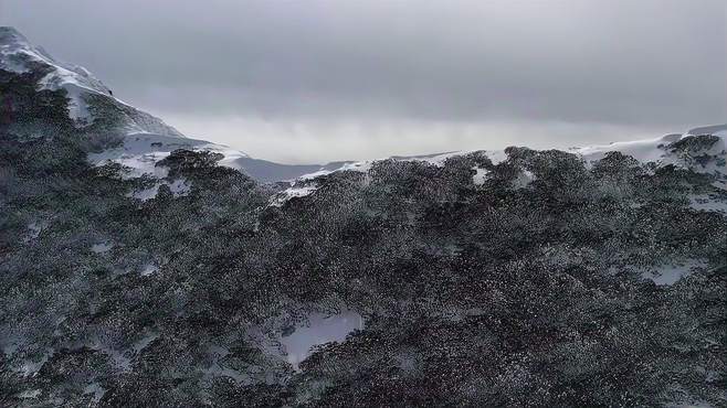 苍山化身动态风景画卷