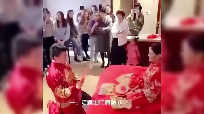 盘点婚礼现场的深情表演，这才艺，姐姐三年都不好意思回娘家