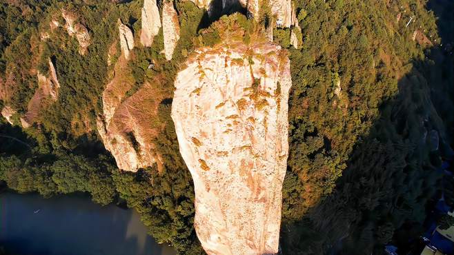 丽水市松阳县双童山景区形态万千